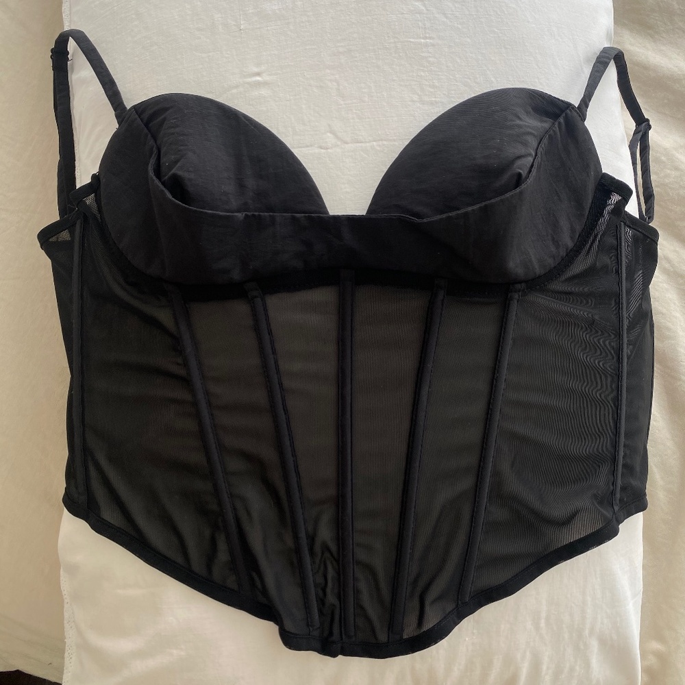 Vintage Black Corset Top